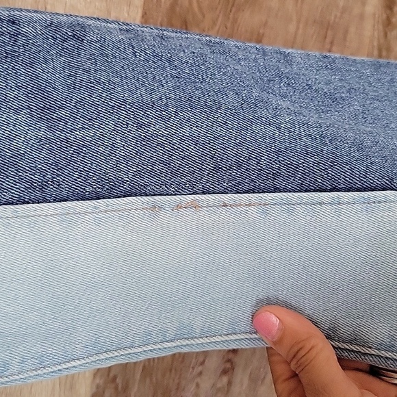 Altar'd State Size 24/0 Two Toned Flared Jeans - Picture 3 of 7